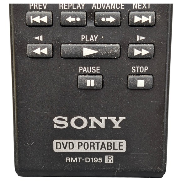 Sony Remote Control RMT-D195 Portable DVD Player Controller Tested Genuine OEM - Picture 3 of 4